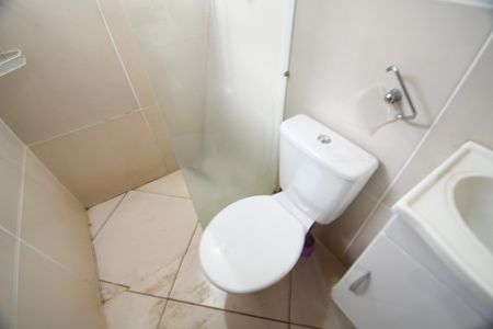 Banheiro Social de kitnet/studio para alugar com 1 quarto, 25m² em Cidade Universitária, Campinas