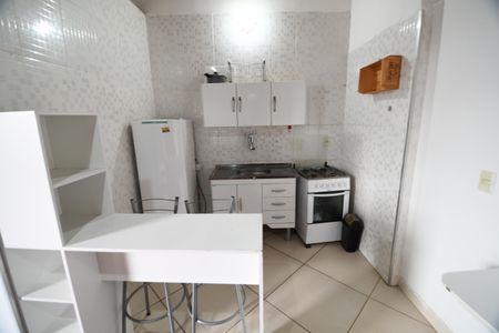 Cozinha de kitnet/studio para alugar com 1 quarto, 25m² em Cidade Universitária, Campinas