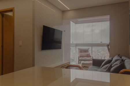 Sala de apartamento à venda com 3 quartos, 128m² em Nova Petrópolis, São Bernardo do Campo