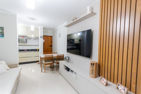 Sala de apartamento à venda com 2 quartos, 100m² em Jardim Santo Alberto, Santo André