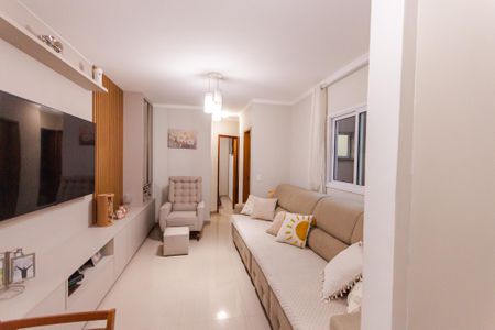 Sala de apartamento à venda com 2 quartos, 100m² em Jardim Santo Alberto, Santo André