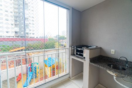 Sacada da Sala de apartamento para alugar com 2 quartos, 58m² em Jardim Prudência, São Paulo