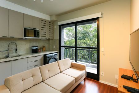 sala de apartamento à venda com 2 quartos, 38m² em Cidade Jardim, São Paulo