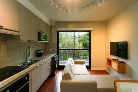 sala de apartamento à venda com 2 quartos, 38m² em Cidade Jardim, São Paulo