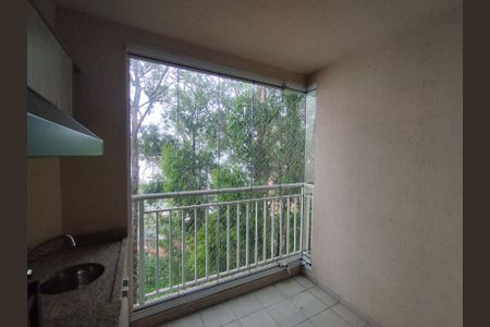 Varanda da Sala de apartamento à venda com 3 quartos, 69m² em Vila Caraguata, São Paulo