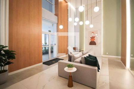 Apartamento para alugar com 27m², 1 quarto e sem vagaHall social