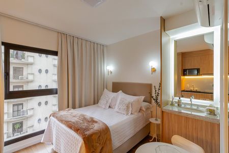 Studio de kitnet/studio para alugar com 1 quarto, 19m² em Indianópolis, São Paulo