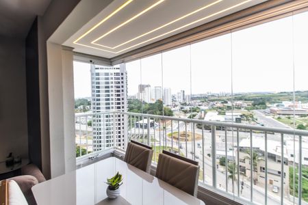 Varanda gourmet de apartamento à venda com 1 quarto, 45m² em Bethaville I, Barueri