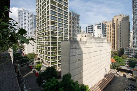 Vista da Varanda de kitnet/studio para alugar com 1 quarto, 27m² em Jardim Paulista, São Paulo