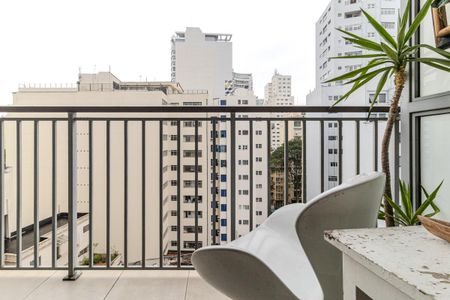Varanda de kitnet/studio para alugar com 1 quarto, 29m² em República, São Paulo