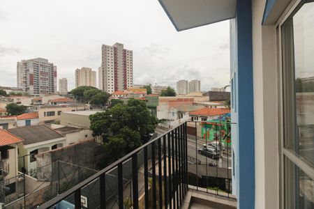 Varanda  de apartamento à venda com 3 quartos, 77m² em Vila Esperança, São Paulo