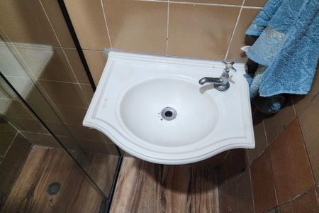 Banheiro Social de casa para alugar com 1 quarto, 52m² em Jardim Embaré, São Bernardo do Campo