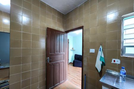 Cozinha de casa para alugar com 1 quarto, 52m² em Jardim Embaré, São Bernardo do Campo