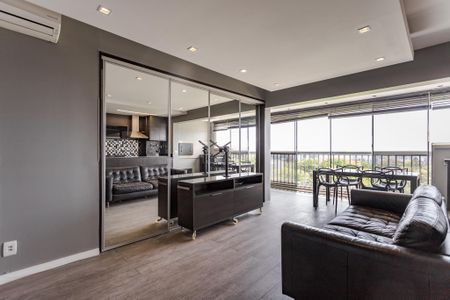 Sala de apartamento para alugar com 1 quarto, 57m² em Petrópolis, Porto Alegre