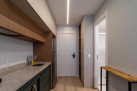 Studio à venda com 25m², 1 quarto e sem vagaCozinha