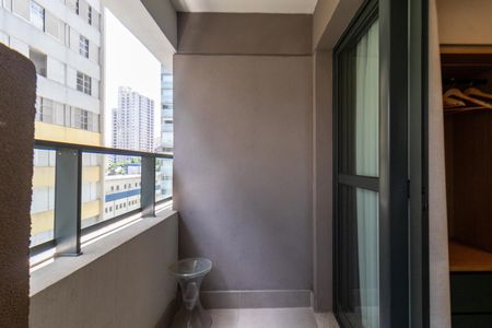 Studio à venda com 25m², 1 quarto e sem vagaVaranda