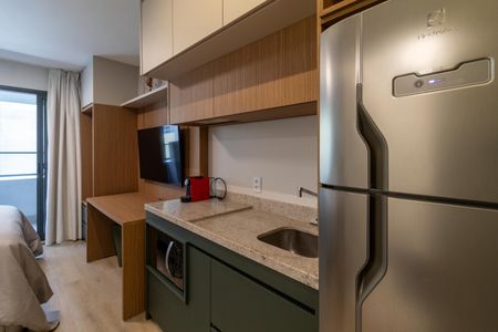 Studio à venda com 25m², 1 quarto e sem vagaCozinha