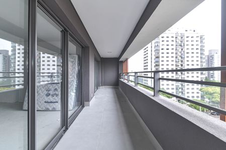 Varanda de apartamento à venda com 1 quarto, 54m² em Campo Belo, São Paulo