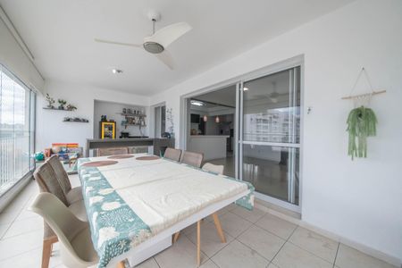 Varanda da Sala de apartamento para alugar com 3 quartos, 130m² em Santo Amaro, São Paulo