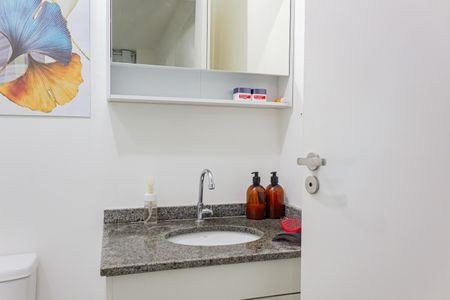 Banheiro do Quarto de apartamento para alugar com 1 quarto, 25m² em Barra Funda, São Paulo