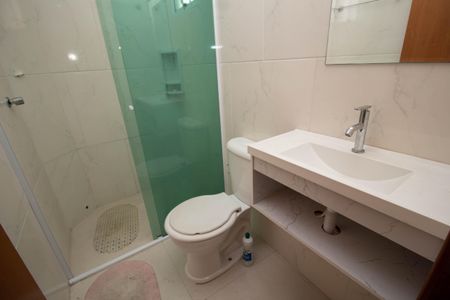Banheiro Social de apartamento para alugar com 1 quarto, 40m² em Moinho Velho, São Paulo