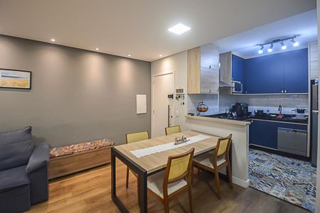 Sala de apartamento à venda com 3 quartos, 70m² em Baeta Neves, São Bernardo do Campo