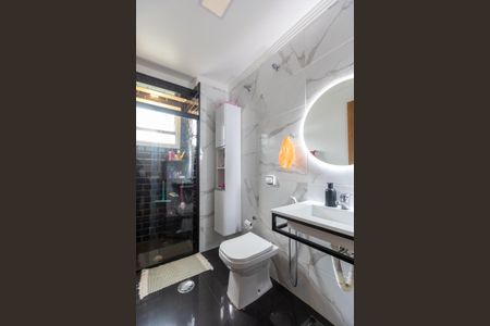 Banheiro Social de apartamento à venda com 3 quartos, 91m² em Bosque, Campinas