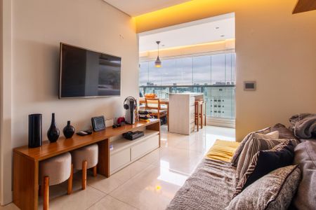 Sala de apartamento para alugar com 1 quarto, 45m² em Brooklin, São Paulo