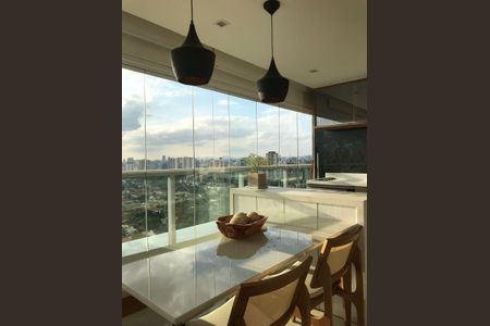 Varanda de apartamento para alugar com 1 quarto, 45m² em Brooklin, São Paulo