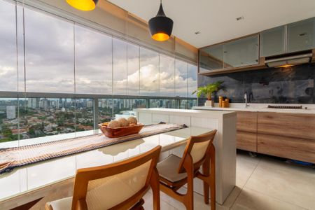 Varanda de apartamento para alugar com 1 quarto, 45m² em Brooklin, São Paulo