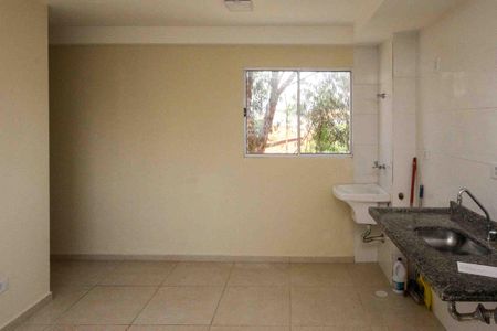 Sala/Cozinha  de apartamento para alugar com 2 quartos, 34m² em Vila Regente Feijó, São Paulo