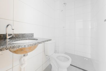 Banheiro da Suíte de apartamento para alugar com 2 quartos, 54m² em Parque Residencial Flamboyant, São José dos Campos
