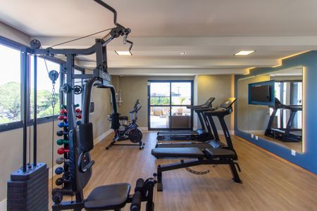 Apartamento à venda com 55m², 1 quarto e 2 vagasÁrea comum - Academia