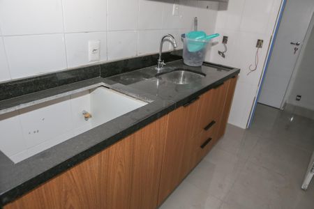 Apartamento à venda com 55m², 1 quarto e 2 vagasCozinha e Área de Serviço