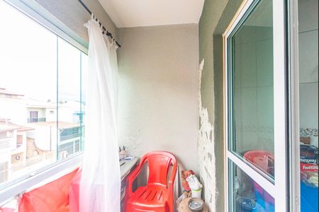 Varanda de apartamento à venda com 2 quartos, 56m² em Jardim Europa, Santo André