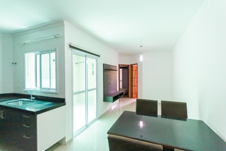 Sala/Cozinha de apartamento à venda com 2 quartos, 42m² em Parque Capuava, Santo André