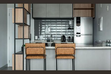 Foto 02 de apartamento à venda com 1 quarto, 42m² em Campo Belo, São Paulo