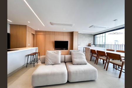 Sala de apartamento à venda com 2 quartos, 87m² em Santo Amaro, São Paulo