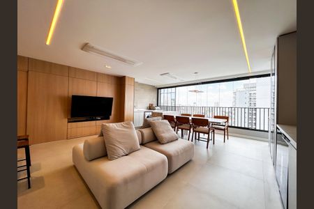 Sala de apartamento à venda com 2 quartos, 87m² em Santo Amaro, São Paulo