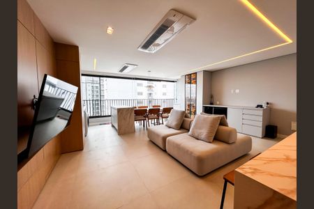 Sala de apartamento à venda com 2 quartos, 87m² em Santo Amaro, São Paulo