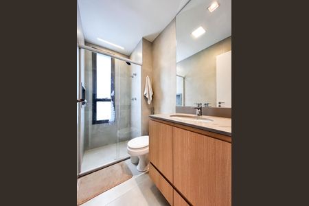 Apartamento à venda com 87m², 2 quartos e 2 vagasBanheiro da Suíte 