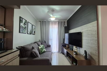 Sala de apartamento à venda com 2 quartos, 49m² em Jardim Cristiane, Santo André