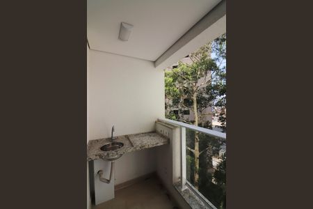 Varanda da Sala de apartamento para alugar com 2 quartos, 55m² em Vila Lusitania, São Bernardo do Campo