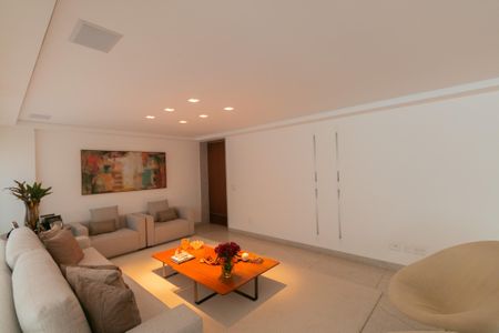 Sala de apartamento à venda com 4 quartos, 192m² em Belvedere, Belo Horizonte
