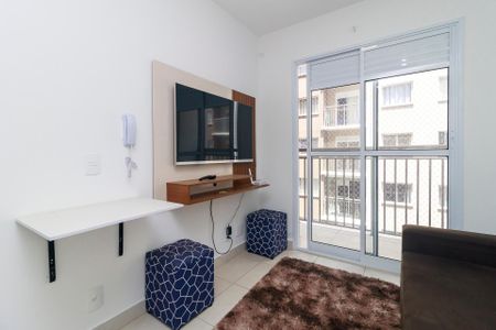 Sala de apartamento para alugar com 1 quarto, 26m² em Jardim Caravelas, São Paulo