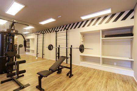 Apartamento para alugar com 26m², 1 quarto e sem vaga Apartamento para alugar com 26m², 1 quarto e sem vagaAcademia