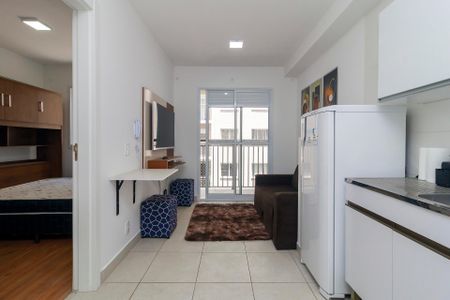 Sala de apartamento para alugar com 1 quarto, 26m² em Jardim Caravelas, São Paulo