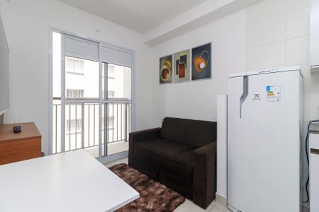 Sala de apartamento para alugar com 1 quarto, 26m² em Jardim Caravelas, São Paulo