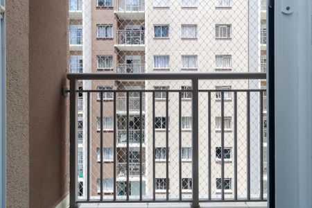 Sala - Varanda de apartamento para alugar com 1 quarto, 26m² em Jardim Caravelas, São Paulo