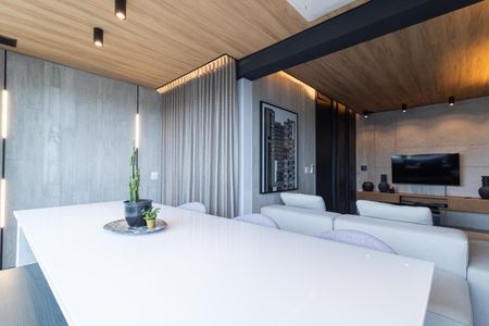 Sala de Jantar de apartamento à venda com 1 quarto, 55m² em Vila Olímpia, São Paulo